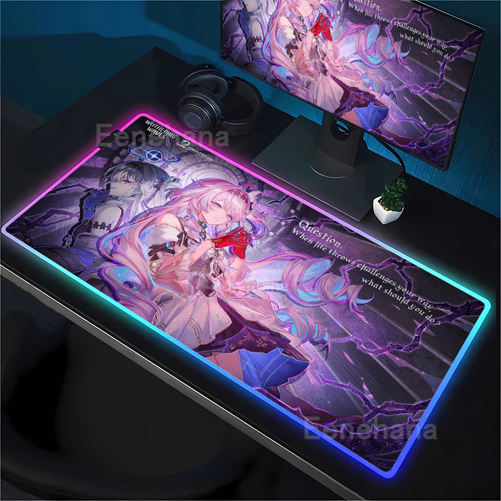 Gaming Keyboard No Rgb - Mousepad RGB para jogos Wuthering Waves