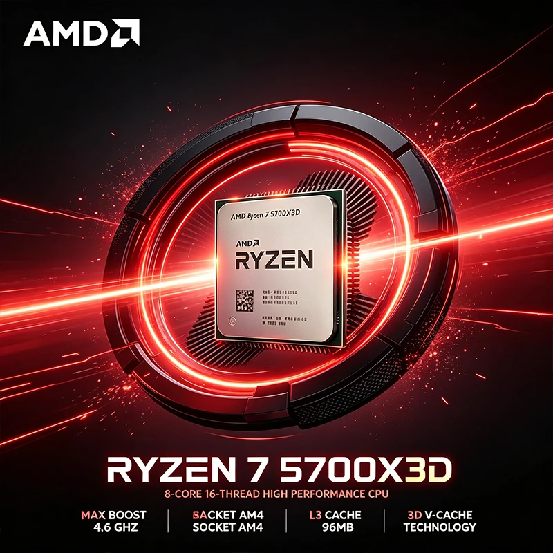 CPU AMD Ryzen 7 5700X3D para D - Amd Cpu Ryzen 7 avaliação e preço