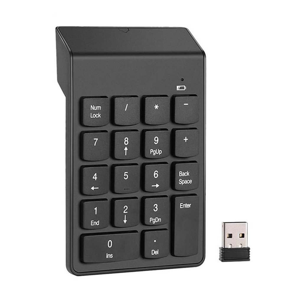 18 teclas 2.4g teclado sem fio - Gaming Keyboard Mini avaliação e preço