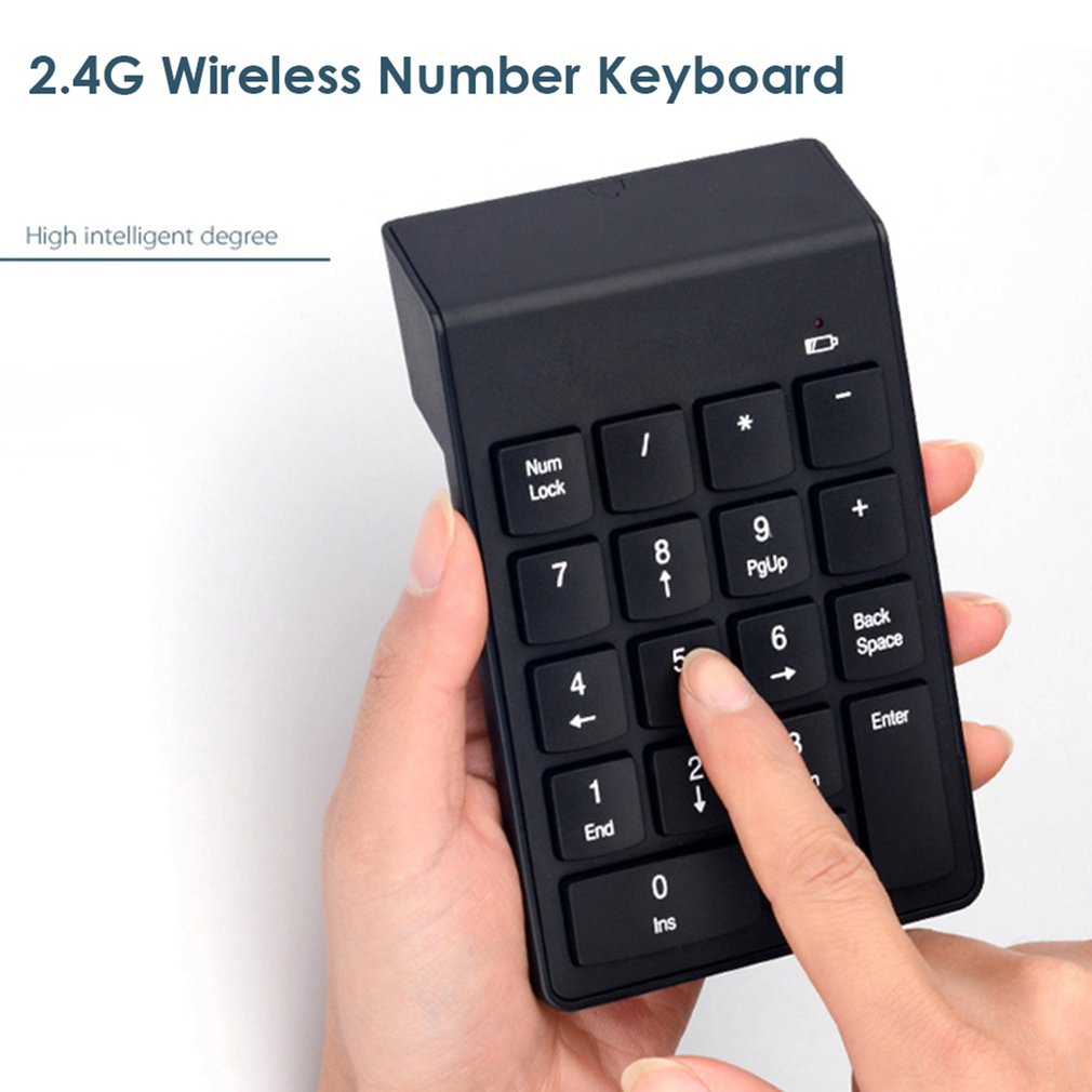 18 teclas 2.4g teclado sem fio - Gaming Keyboard Mini avaliação e preço