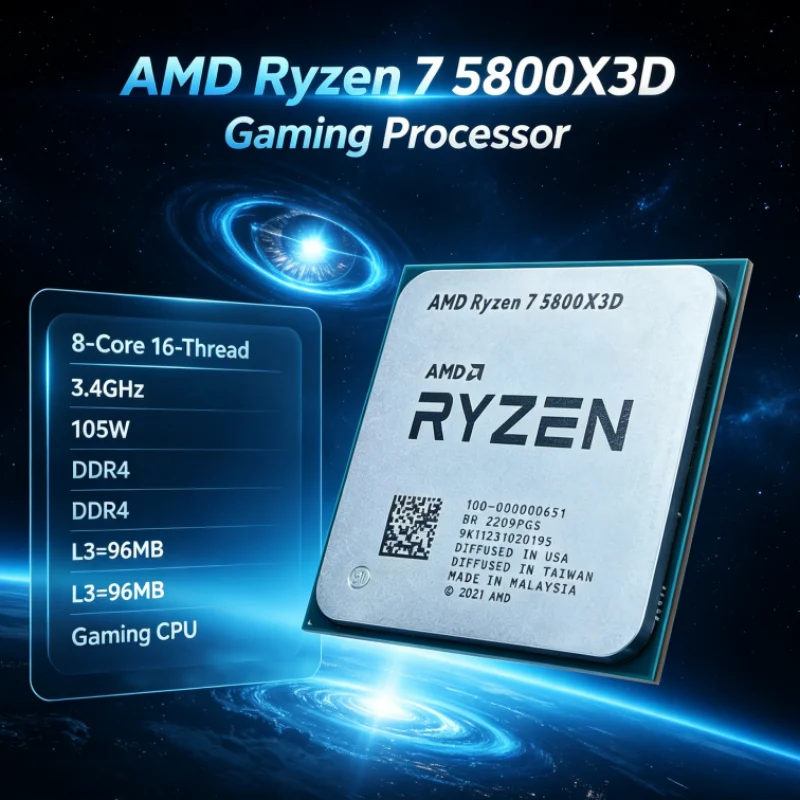 Processador AMD R7 5800X3D 96  - Amd Cpu Ryzen 7 avaliação e preço